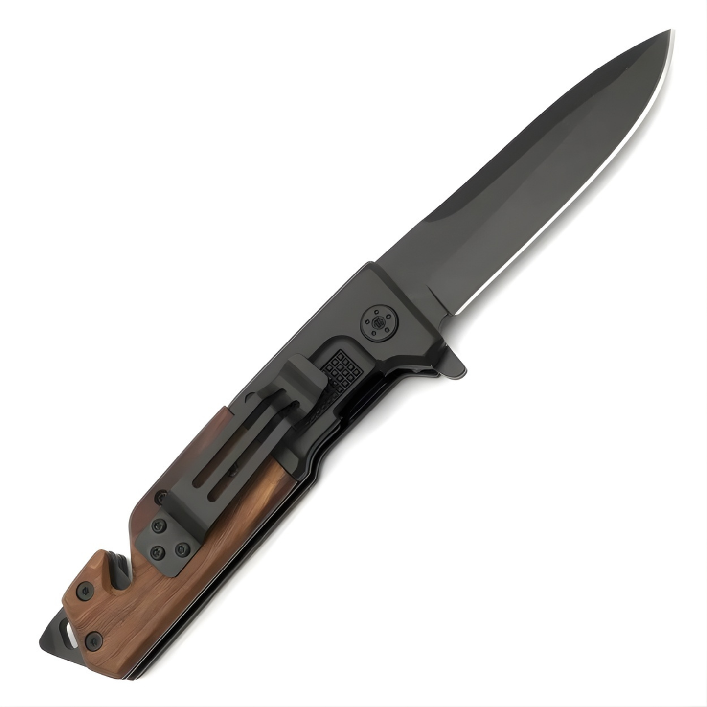 Cutit Pliabil Outdoor 23 cm Maro Lama Inox Taietor Centura Spargator Geam