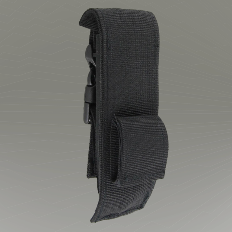 Cutit Automat Cu Arc, Otel Inoxidabil 440, 20.5 cm, Lama 8 cm, Negru, Teaca Cordura, Spargator Sticla