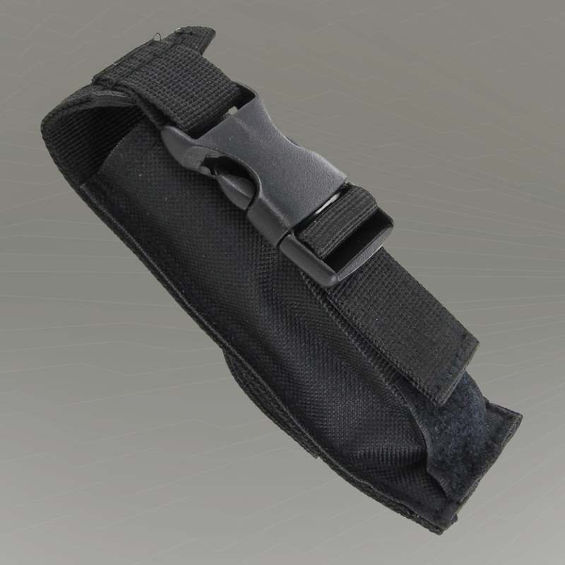 Cutit Automat Cu Arc, Otel Inoxidabil 440, 20.5 cm, Lama 8 cm, Negru, Teaca Cordura, Spargator Sticla