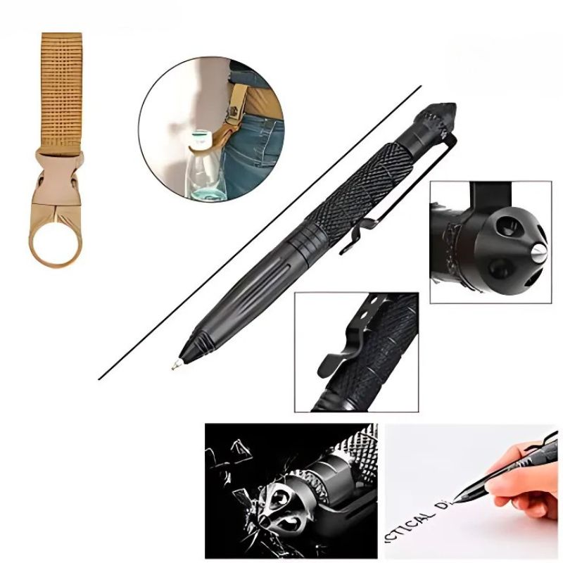 Kit Echipament De Supravietuire, 26 accesorii, Negru