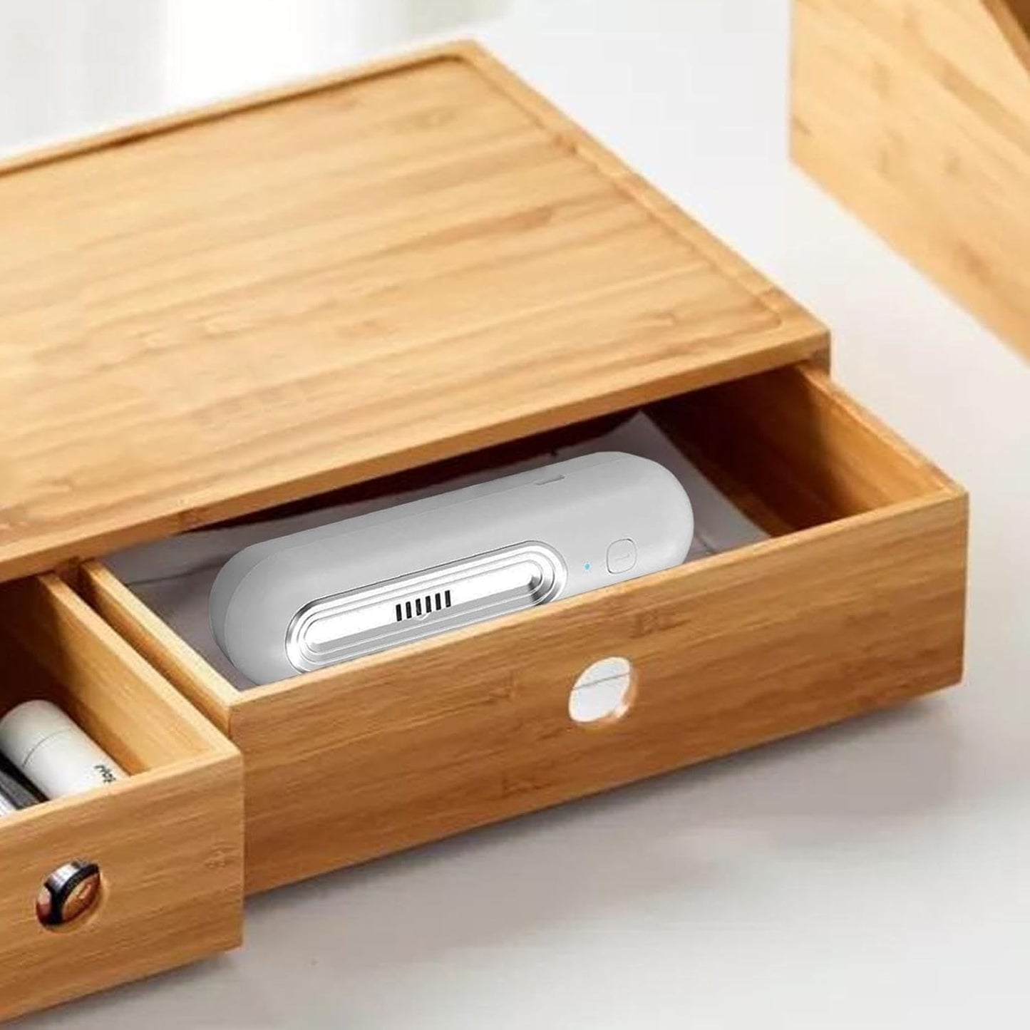 Odorizant Portabil Frigider, Generator Ozon, Eliminare Mirosuri, Purificator Aer Compact, 2 Trepte, USB