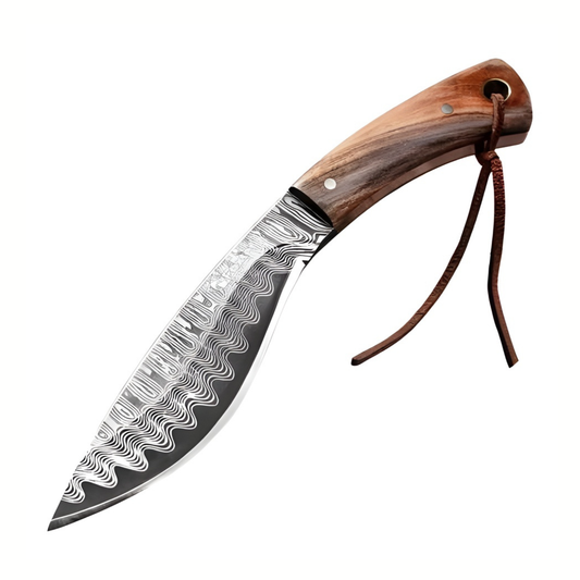 Cutit Outdoor  19 cm cu Husa, Lama Inox, Cutit Fix pentru Camping si Drumetii