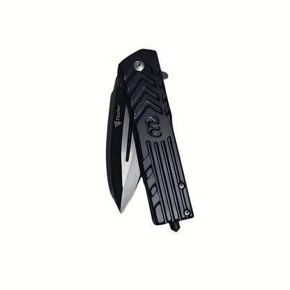 Cutit Pliabil  21 cm, Lama cu Blocare, Spargator Geam, Maner Metalic, Clip Centura, Cutit Outdoor Supravietuire