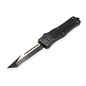 Cutit Automat Cu Arc, Otel Inoxidabil 440, 20.5 cm, Lama 8 cm, Negru, Teaca Cordura, Spargator Sticla