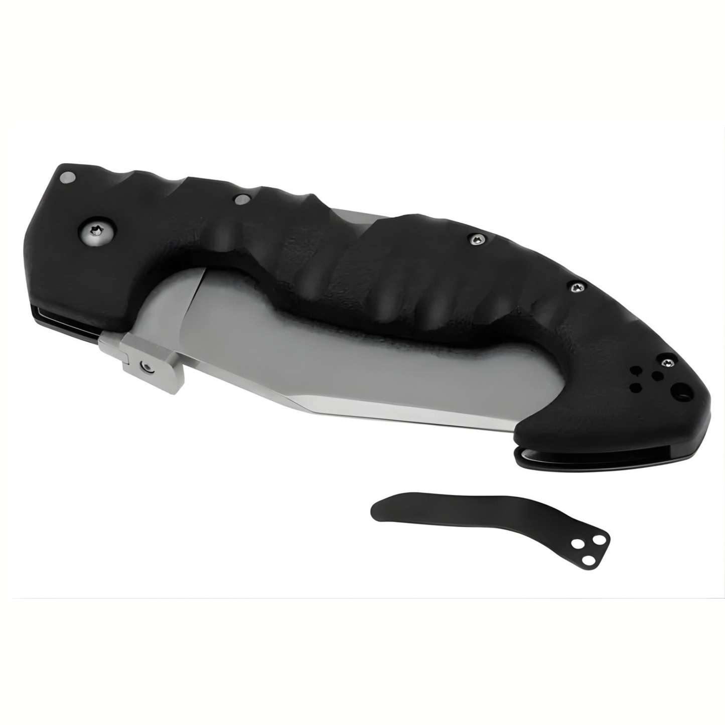 Cutit Pliabil Outdoor 26.5 cm, Lama Inox, Maner Metal si Plastic, Clip Curea, Cutit Multifunctional pentru Camping si Drumetii