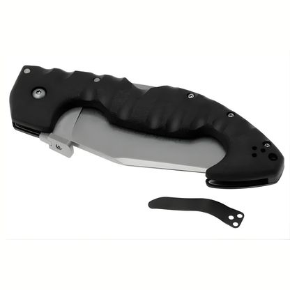 Cutit Pliabil Outdoor 26.5 cm, Lama Inox, Maner Metal si Plastic, Clip Curea, Cutit Multifunctional pentru Camping si Drumetii