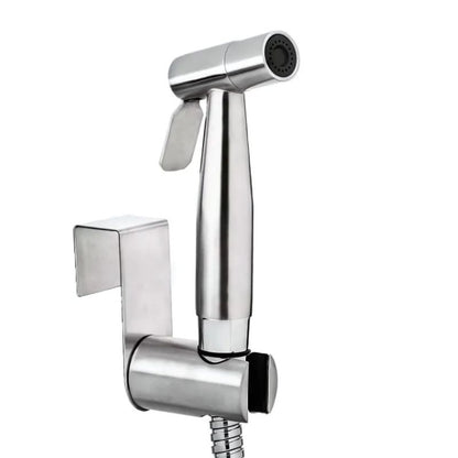 Cap Dus cu Functie Bideu, Cap T, cu Furtun Protectie Metal 1.43 m, Sistem Agatare, Mufa Racord si Accesorii