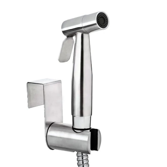 Cap Dus cu Functie Bideu, Cap T, cu Furtun Protectie Metal 1.43 m, Sistem Agatare, Mufa Racord si Accesorii