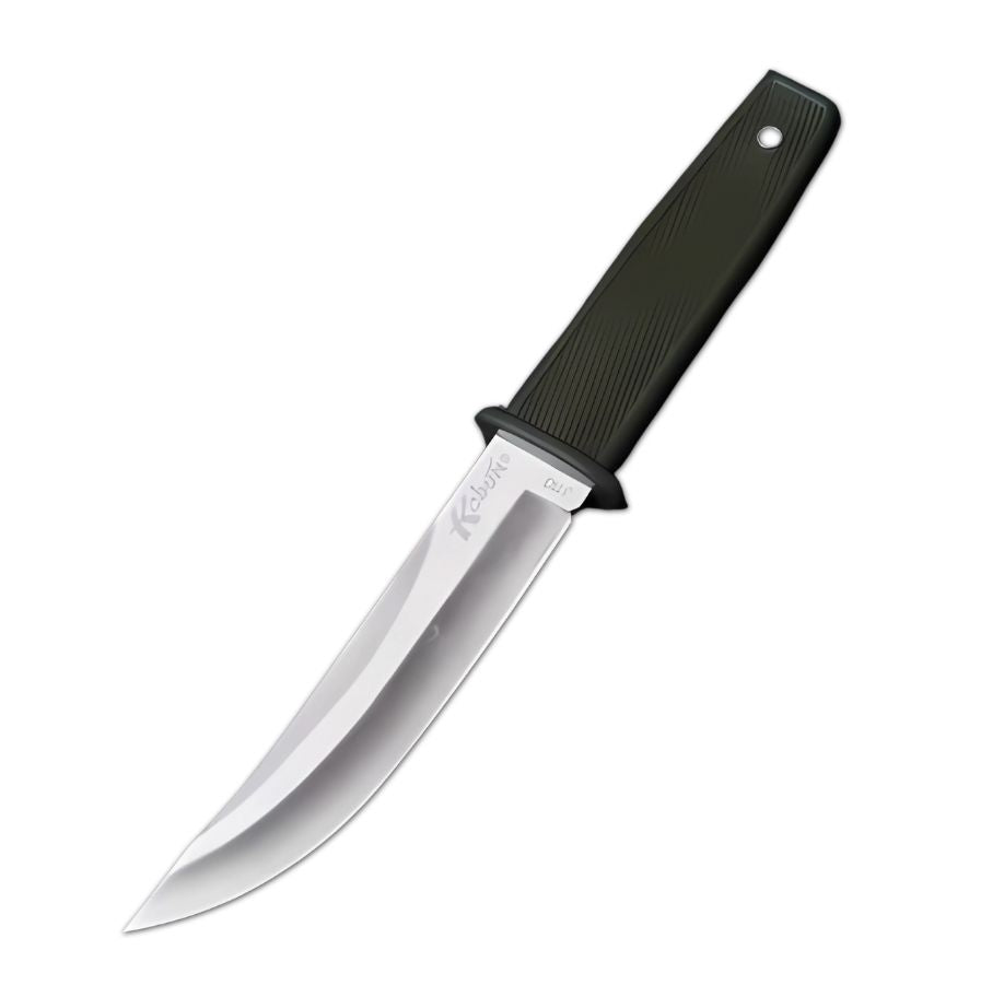 Cutit Vanatoare Pumnal 440C, Lama Otel Inoxidabil, Husa Protectie, Verde Masliniu, 21 cm