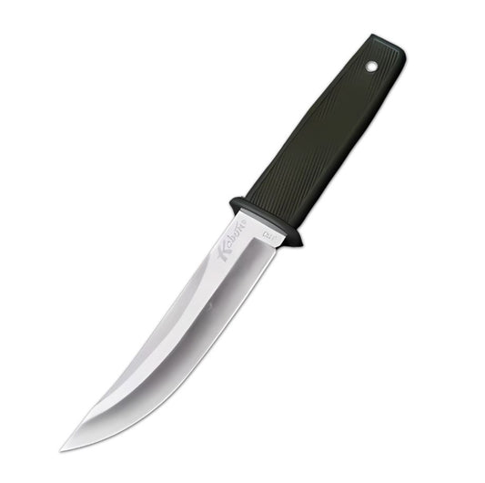 Cutit Vanatoare Pumnal 440C, Lama Otel Inoxidabil, Husa Protectie, Verde Masliniu, 21 cm