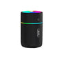 Umidificator aer cu ultrasunete si difuzor de parfum, USB, 220 ml, Negru, Compact, 68 x 68 x 115 mm